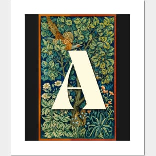 Forest Letter A Posters and Art